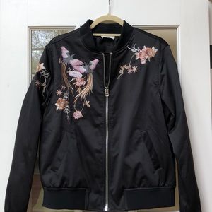 Black bomber jacket